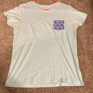 Vineyard vines light blue tee